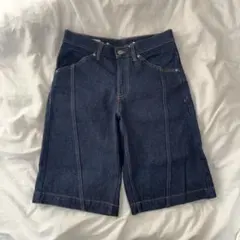 ZARA デ インディゴ ワイド バギー ショートパンツ