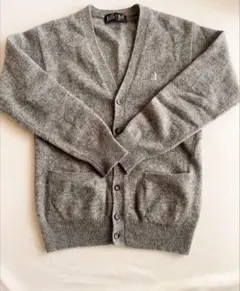 イーストボーイ　グレー Vネック カーディガン