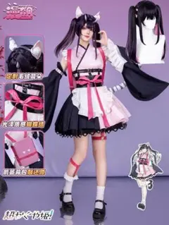 新品 超かぐや姫！駒沢 乃依 コスプレ 衣装 Sサイズ ウィッグ付き