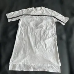 Calvin Klein ロゴ入りTシャツミニワンピース 半袖 ホワイト　Sのサムネイル