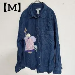 ✨一点限り✨Talbots 【M】刺繍デニムシャツ デニム　シャツ　トップスのサムネイル