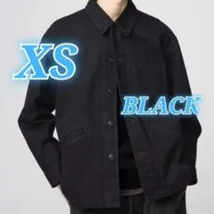 【新品未開封】オーバーサイズカラーデニムジャケット　ユニクロU　ブラック　XS