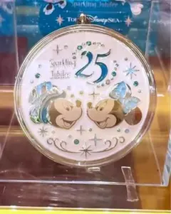 ディズニーシー 25周年 スパークリングジュビリー ミラー コンパクト