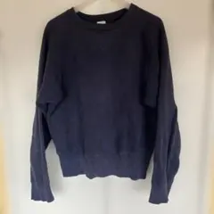Cheswick 両Vラグランスウェット ネイビー M