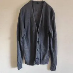 無印良品 リネンカーディガン 麻100% Vネック サイズL カジュアル ラフ