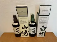サントリー 山崎 白州 蒸留所限定 ウイスキー 180ml 4本セット - メルカリ