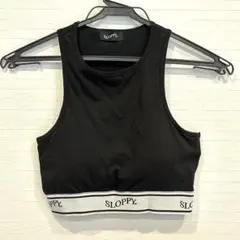SLOPPY タンクトップ ブラック