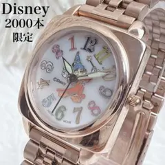 極美品 稼動 Disney 限定 2000本 ミッキー 腕時計 男女兼用 逆回転のサムネイル