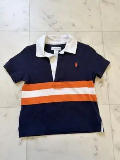 Ralph Lauren ポロシャツ 18M ネイビー/オレンジ