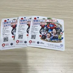 大阪・関西万博ステッカー2枚　　ミャクミャク