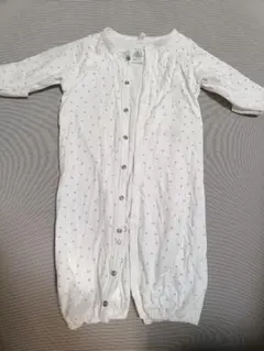 プチバトー オーガニックコットン 星柄ロンパース 6M/72cm