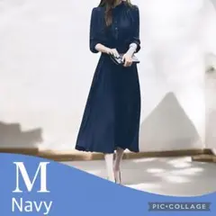 プリーツシャツワンピース フォーマル 結婚式 二次会 会食 冠婚葬祭