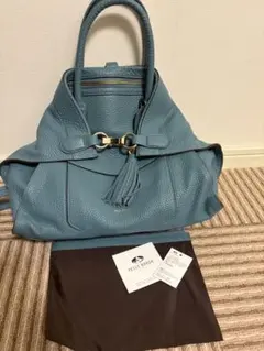 [美品] ペレボルサ アンミカ コラボ 3Way 本革 リュック ショルダー