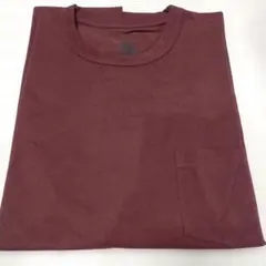 PHENIX 前ポケット付きバックプリントTシャツ バーガンディのサムネイル