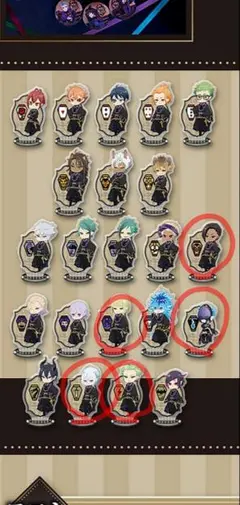 ツイステ 一番くじ アクリルスタンド 式典服