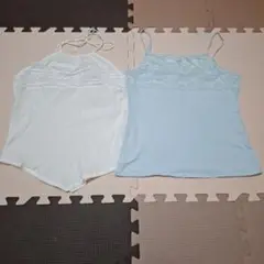 ユニクロ　キャミソール　&　ノーブランド　ホルターネックキャミソール