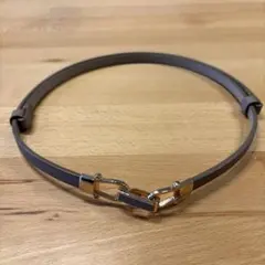 GU ビットベルト レディース ベージュ系