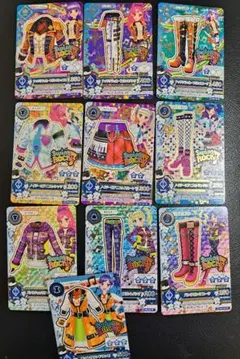 アイカツ！ スイングロック カード 10枚 ナッツクラッカープリンスコーデ他