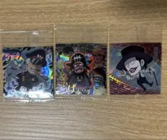 7種類8枚 ワンピース 大海賊シールウエハース 黒ひげ海賊団セット