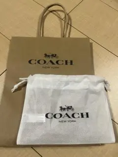 COACH ギフト袋とメッシュポーチセット
