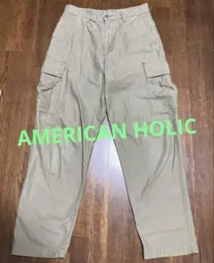 AMERICAN HOLIC ベージュ カーゴパンツ 160/66A