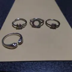 カラフルストーン シルバーリングセット