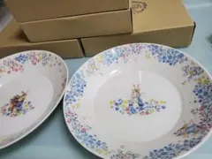 Peter Rabbit パスタカレー皿 セット プレート 日本製 新品未使用のサムネイル
