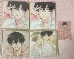 僕の番はサラブレットΩ あらた六花　複製サイン色紙　クリアカード　5点