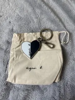 agnès b. ハート型チャーム