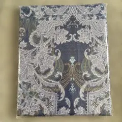 昭和西川　ペイズリー柄ブルー　　掛け布団カバー　ピローカバーセット