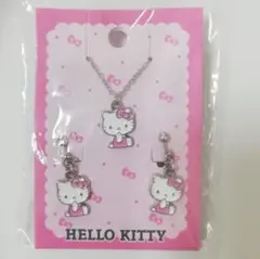 サンリオ ハロー キティ ネックレス & イヤリング セット