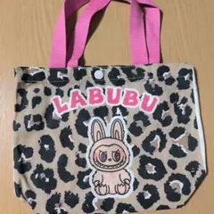 新品 LABUBU ヒョウ柄トートバッグ