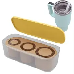 スタッキング製氷 カップ用製氷皿 トレイ ブラウン 溶けにくい アイスキューブのサムネイル