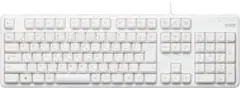 ELECOM TK-FCM104XWH 有線 キーボード メンブレン ➁