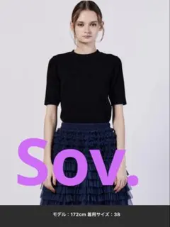 Sov. ベーシックフライスTシャツ ダブルスタンダードクロージング　黒38のサムネイル