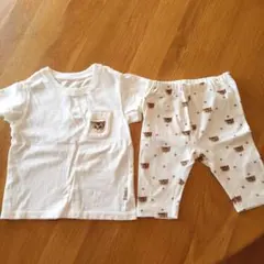 80 PAUL&JOE 猫刺繍セットアップ 2点セット