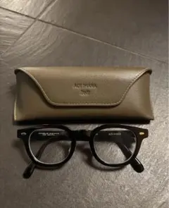 美品　AOI IHARA ウェリントン 伊原葵　zoff ブラック メガネ