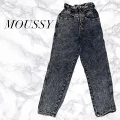 【美品】MOUSSY マウジー ストレートデニム　ジーンズパンツ　レディース