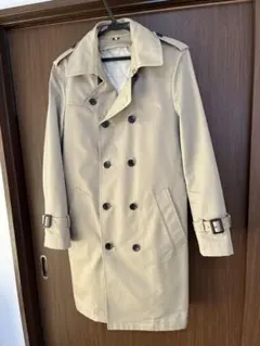 【⭐️極美品・2回のみ使用⭐️】❤️ダブルブレスト トレンチコート、サイズS❤️