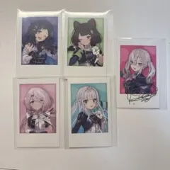 にじさんじ5周年 チェキ風カード 健屋花那 相羽ういは 戌亥とこ 椎名唯華 リゼ