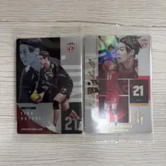 バレーボール 男子日本代表 ウエハース 永露元稀選手 2枚セット