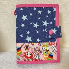 ハンドメイド　シール帳バインダー　平成レトロ　b-5