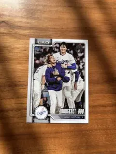 ま*ー様 大谷翔平×山本由伸　Dodgers Duoデザイン　topps MLB