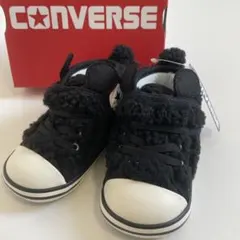 新品　コンバース　ベビーシューズ　ボワ　ブラック