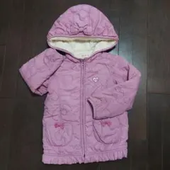 mezzo piano　メゾピアノ ハート柄コート 130