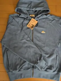 KELTY ジップアップパーカー Lサイズ ブルー タグ付き新品のサムネイル