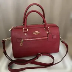 かなり美品‼️COACH レッドショルダーバッグ ゴールデンウィークセール