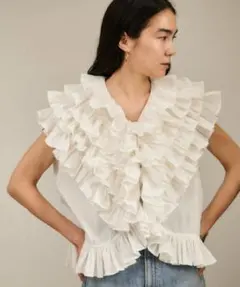 【新品／難あり】crinkle crinkle crinkle ブラウス セール】【crinkle crinkle crinkle】 cotton frill coller