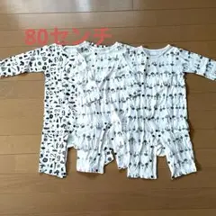 bebe ロンパースセット 80cm 3枚セット