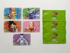 2018年 ドラゴンボール スクラッチ 第1弾 オリジナル カード 5枚
